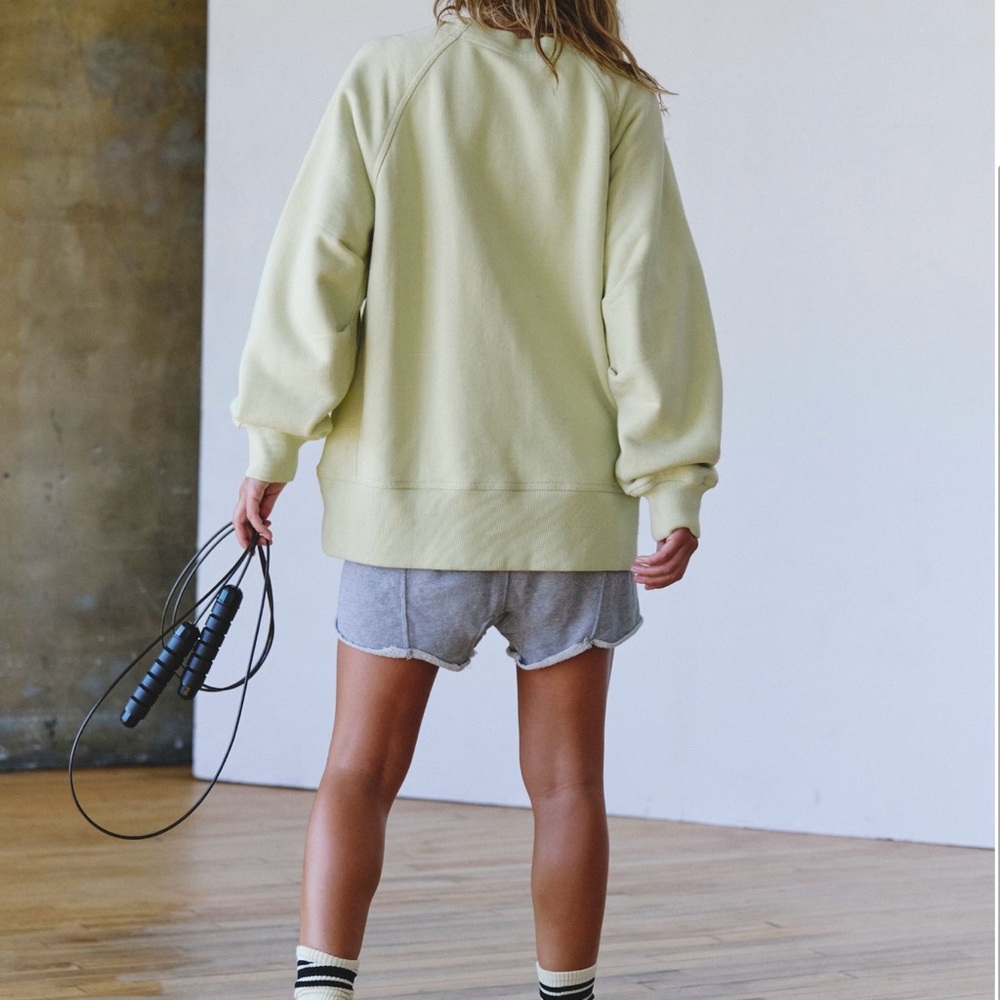 NWT Free People Movement A Cut Above sweatshirt in moss - XS - Picture 4 of 8
